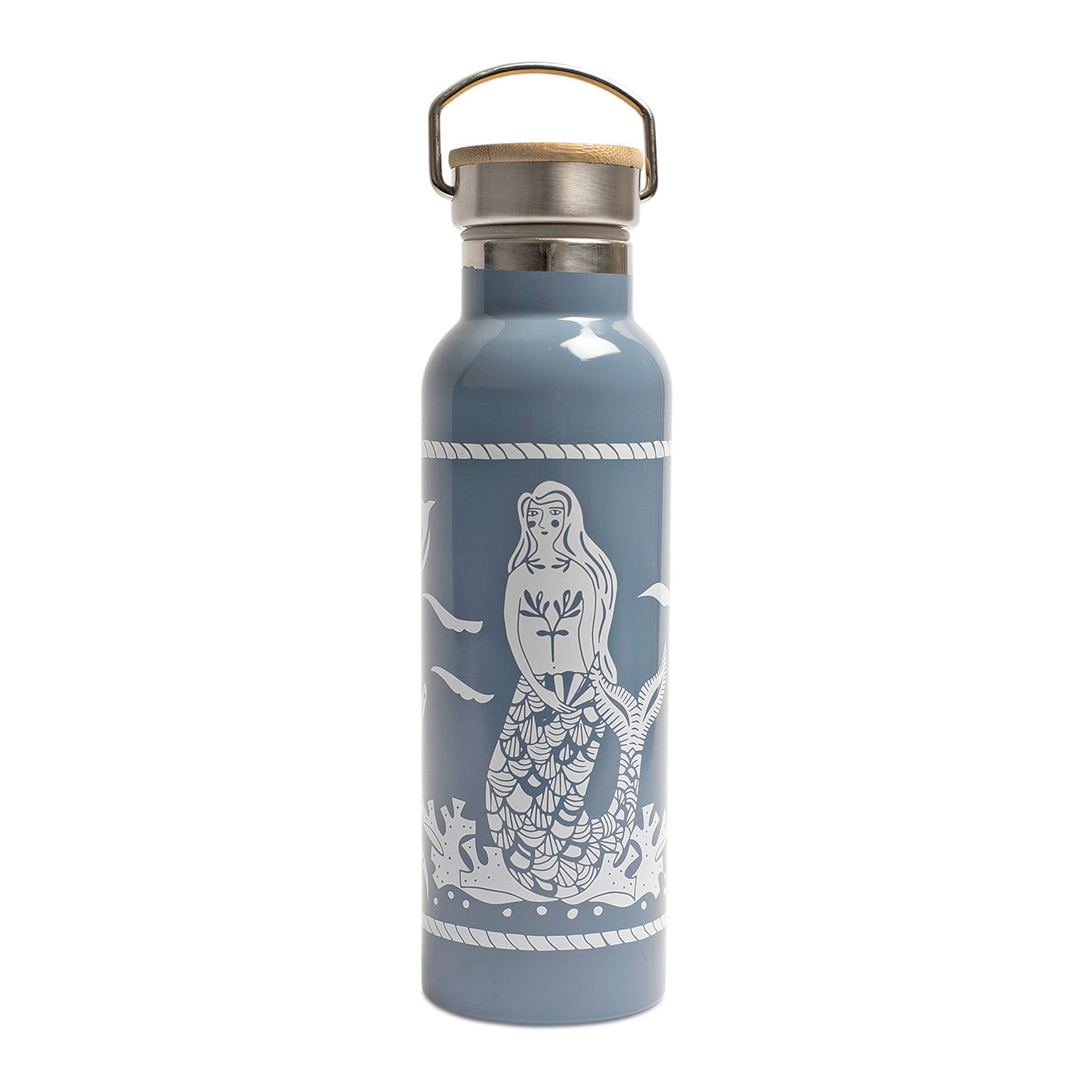 Reusable bottle with Mermaid print